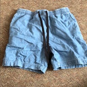 Denim draw string shorts from Pacsun